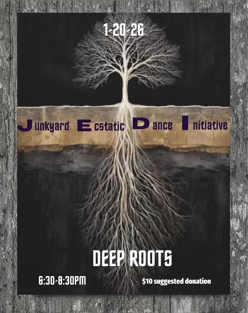 Ecstatic Dance event flyer