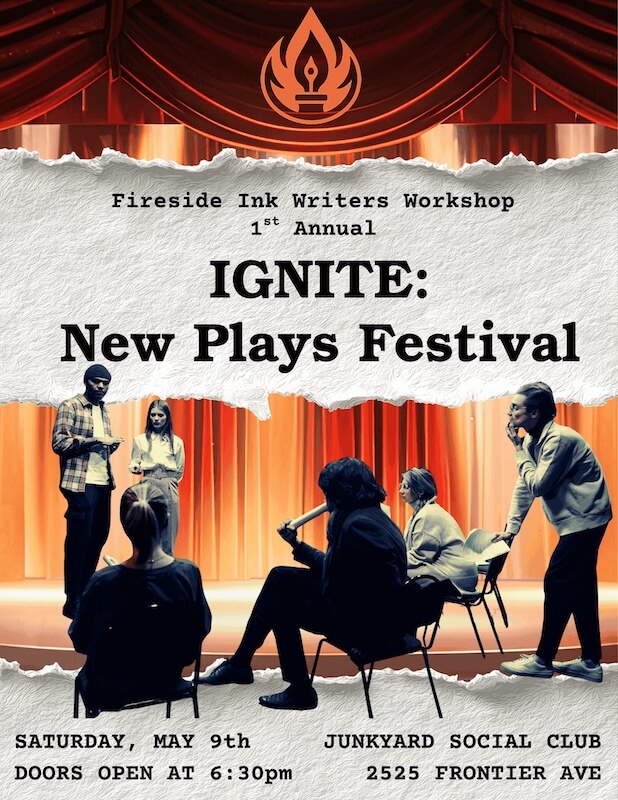 Ignite New Plays Festival event flyer